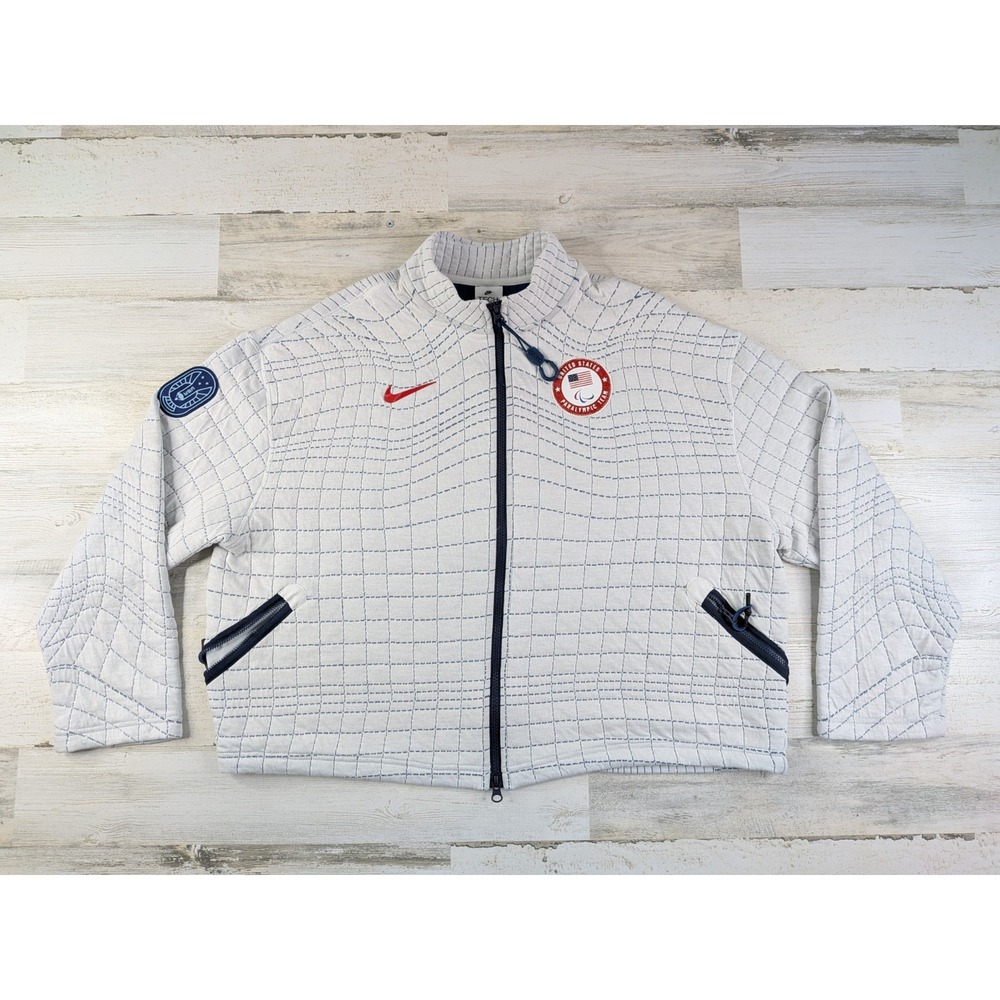 Nike Jacket Womens Medium Tech Pack Paralympic Quilted Therma-fit ADV DJ5247-121